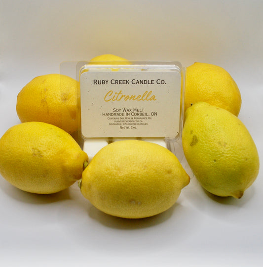 Citronella Soy Wax Melt - Ruby Creek Candle Co.