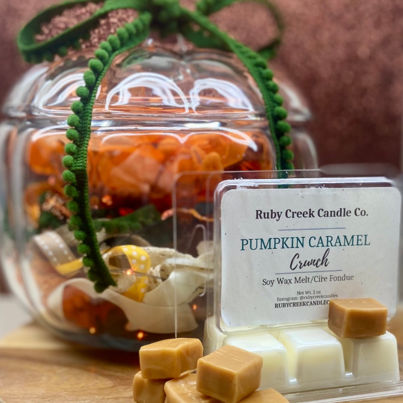 Pumpkin Caramel Crunch Soy Wax Melt - Ruby Creek Candle Co.