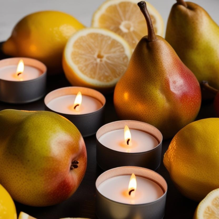 Orchard Pear & Citronella | Soy Wax Tea Light