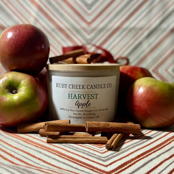 Harvest Apple Soy Wax Candle - Ruby Creek Candle Co.