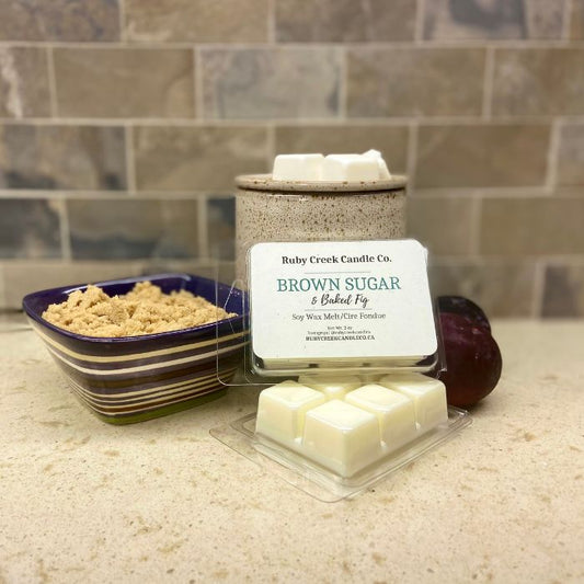 Brown Sugar & Baked Fig Soy Wax Melt - Ruby Creek Candle Co.