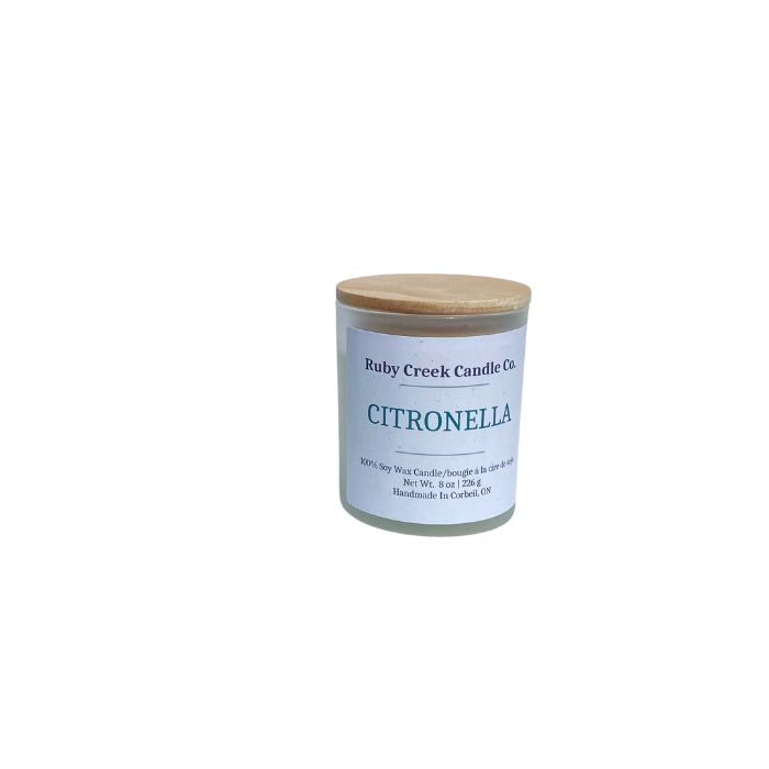 Citronella Soy Wax Candle - Ruby Creek Candle Co.