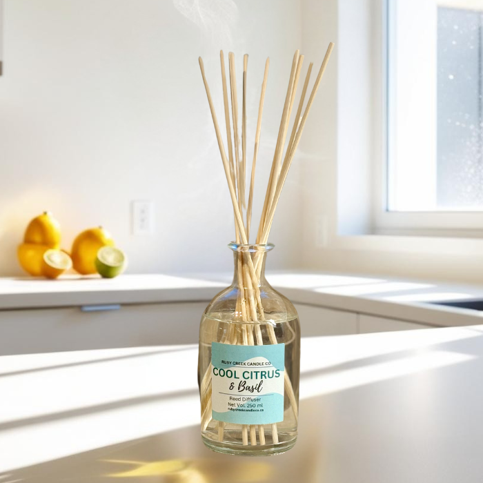 Cool Citrus & Basil | Reed Diffuser