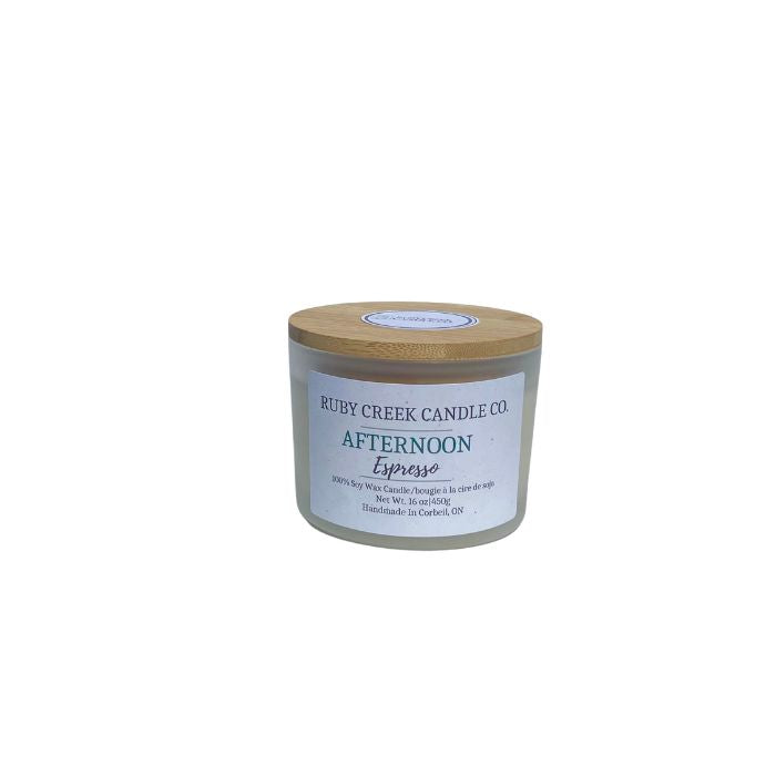 Afternoon Espresso Soy Wax candle - Ruby Creek Candle Co.