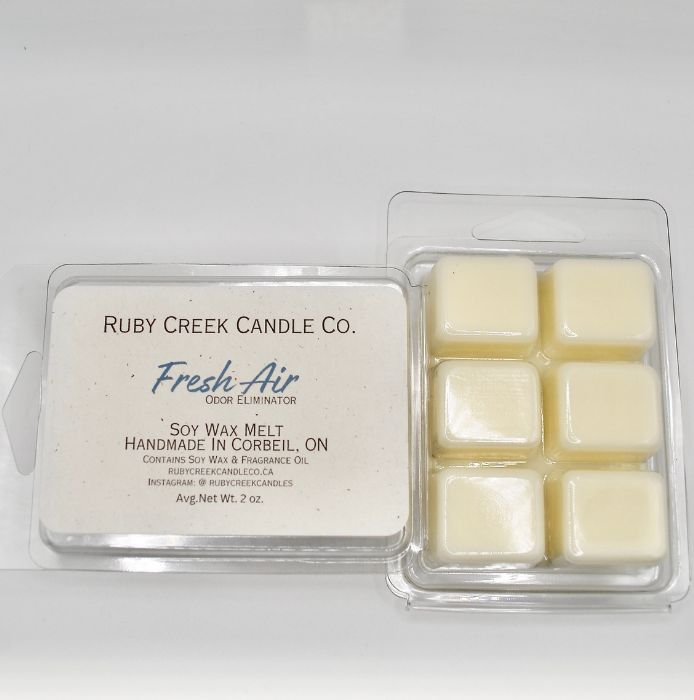 Fresh Air Odor Eliminator Soy Wax Melt - Ruby Creek Candle Co.