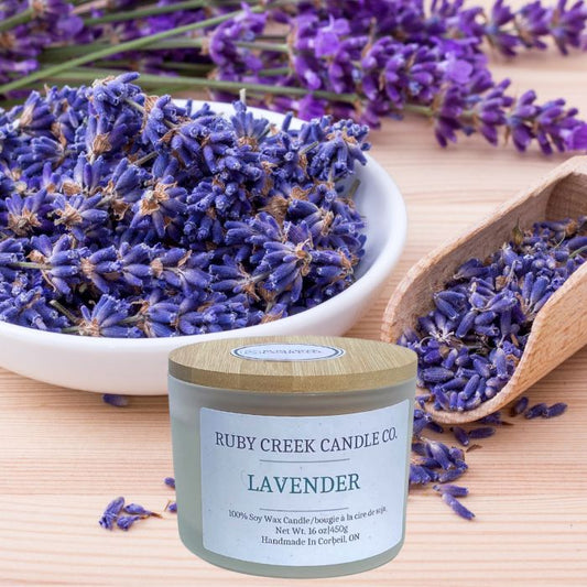 Lavender Soy Wax Candle - Ruby Creek Candle Co.
