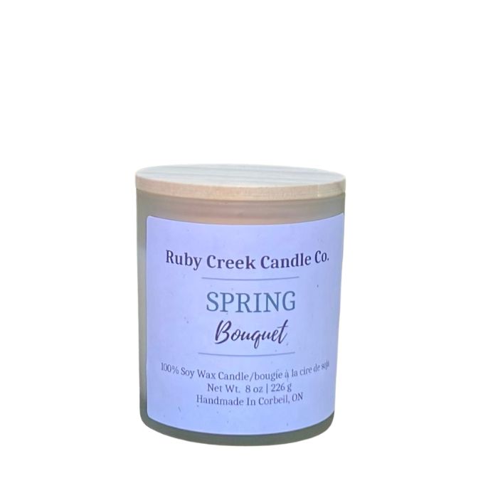 Spring Bouquet Soy Wax Candle - Ruby Creek Candle Co.