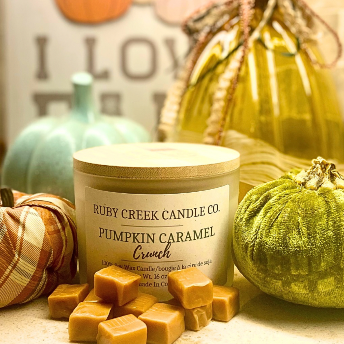 Pumpkin Caramel Crunch Soy Wax Candle