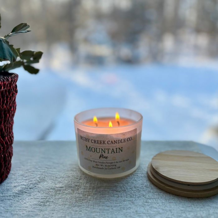 Mountain Pine Soy Wax Candle