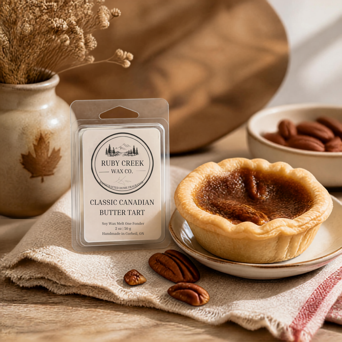CANADIAN CLASSIC BUTTER TART | SOY WAX MELT