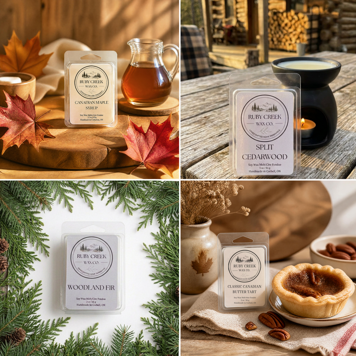 CANADIAN CABIN BOX COLLECTION | SOY WAX MELTS