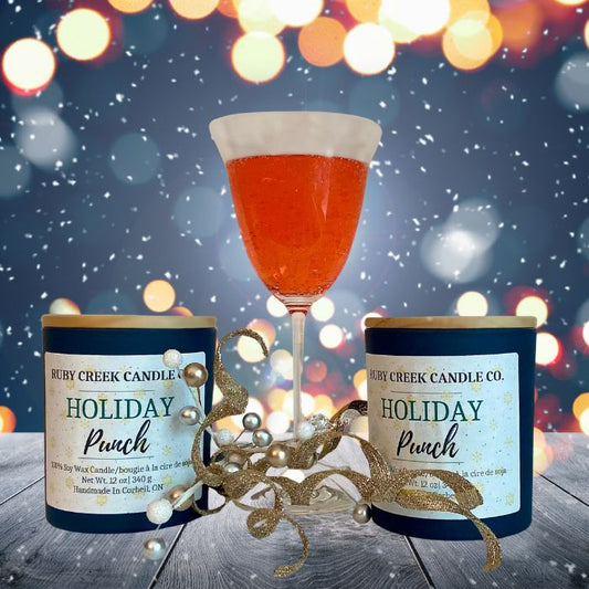 Holiday Punch Soy Wax Candle - Ruby Creek Candle Co.