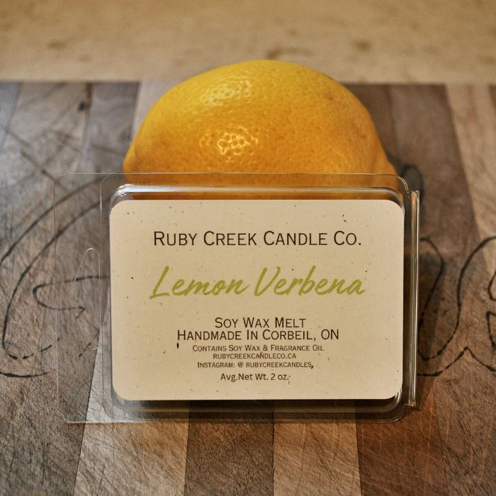 Lemon Verbena Soy Wax Melt - Ruby Creek Candle Co.