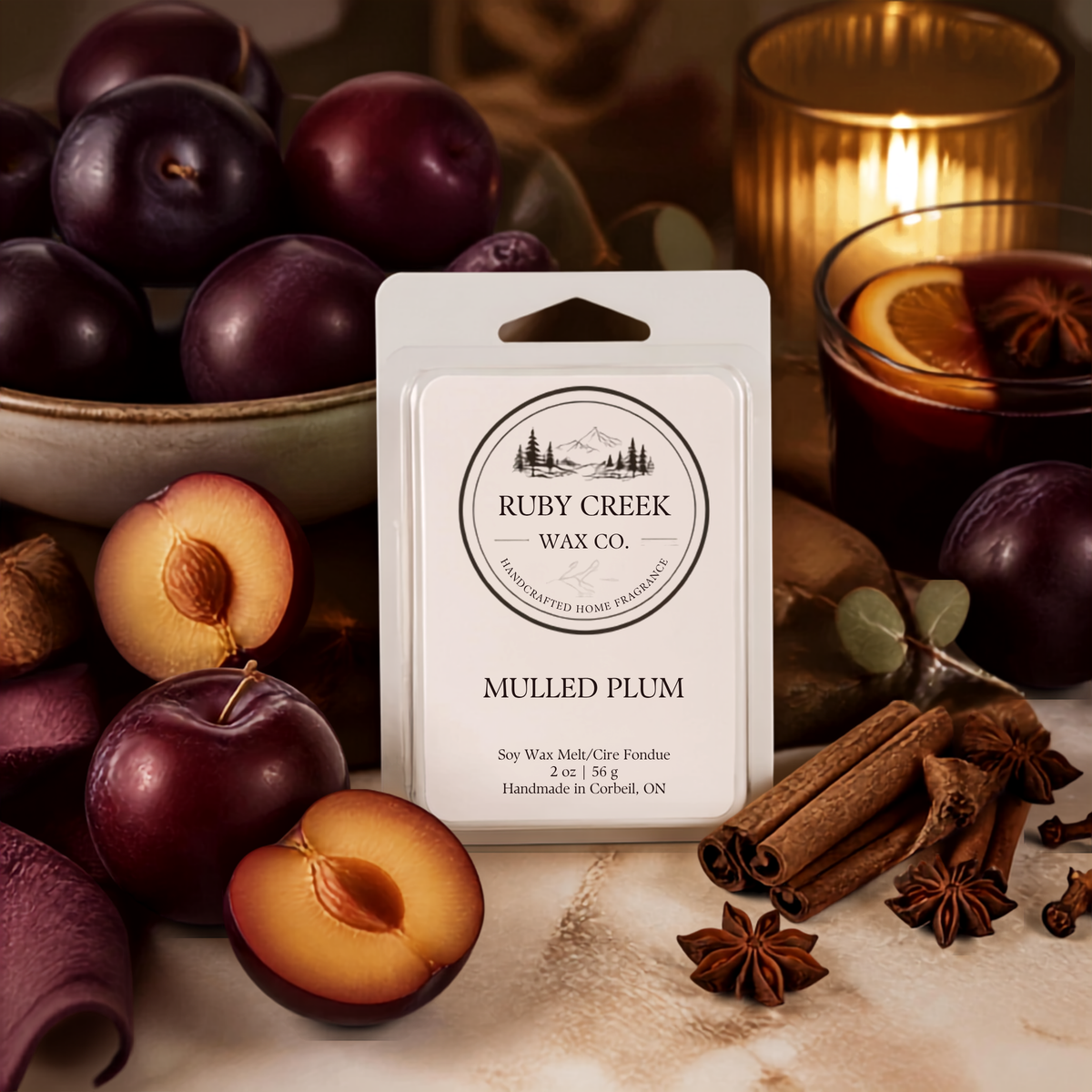 MULLED PLUM | SOY WAX MELT