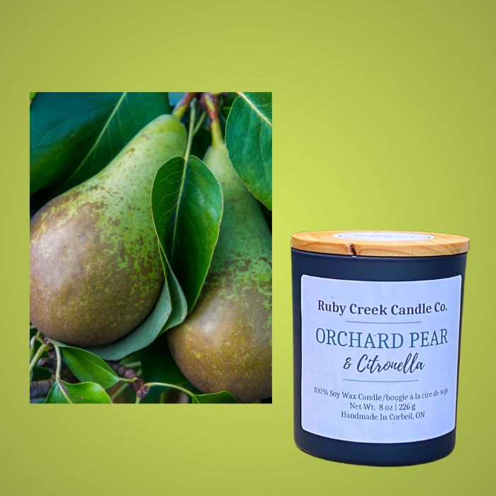 Orchard Pear & Citronella Soy Wax Candle