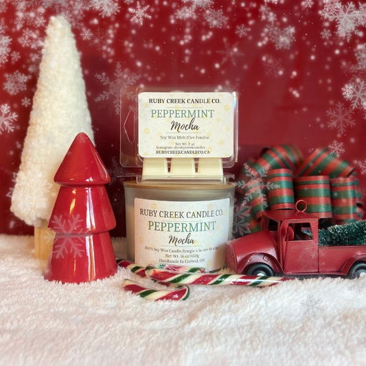 Peppermint Mocha Soy Wax Melt - Ruby Creek Candle Co.