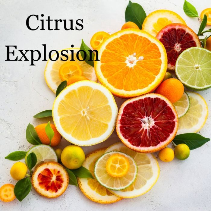 Citrus Explosion Soy Wax Tea Light