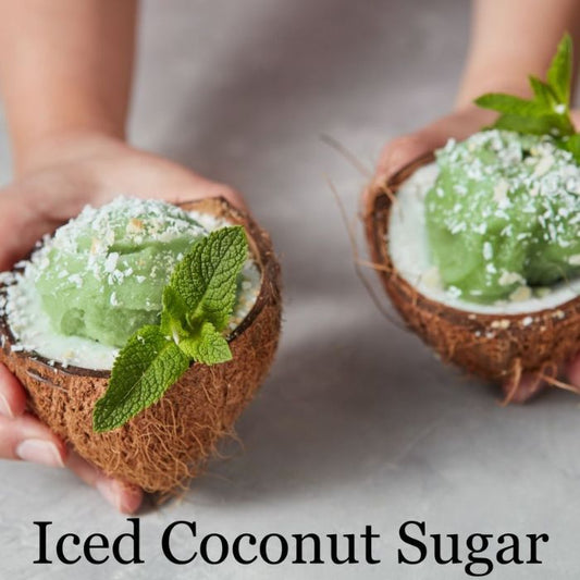 Iced Coconut Sugar Soy Wax Tea Light