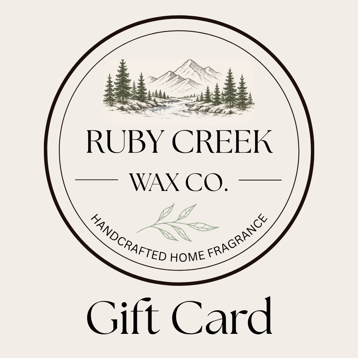 Ruby Creek Candle Co | Gift Card