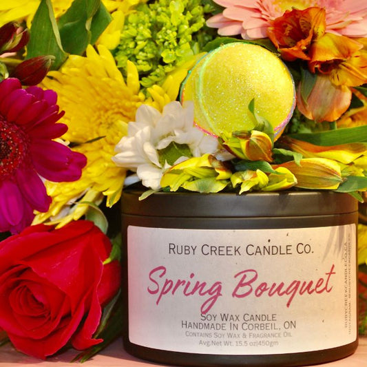 Spring Bouquet Soy Wax Candle