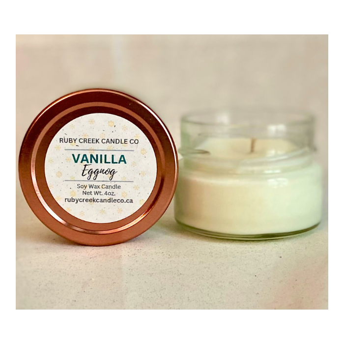 Vanilla Eggnog Soy Wax Candle