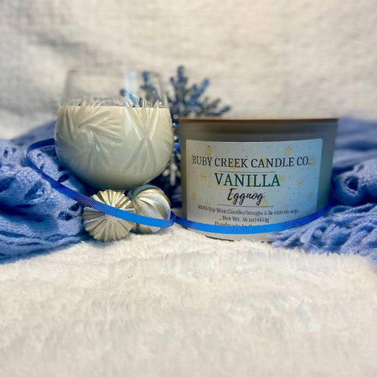 Vanilla Eggnog Soy Wax Candle - Ruby Creek Candle Co.