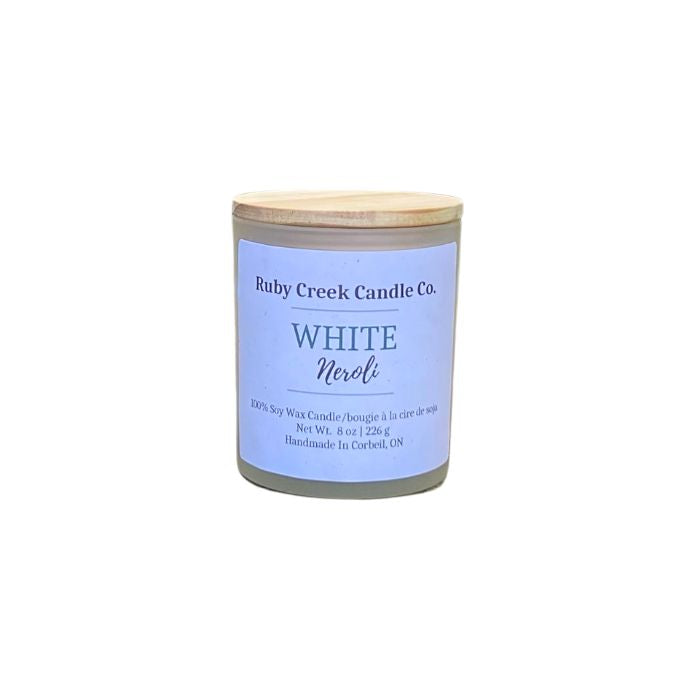 White Neroli Soy Wax Candle - Ruby Creek Candle Co.